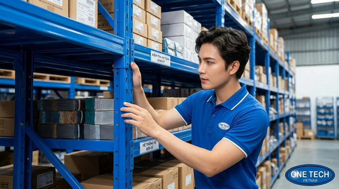 Bảo trì kệ trung tải trong kho hàng để sử dụng an toàn lâu dài
