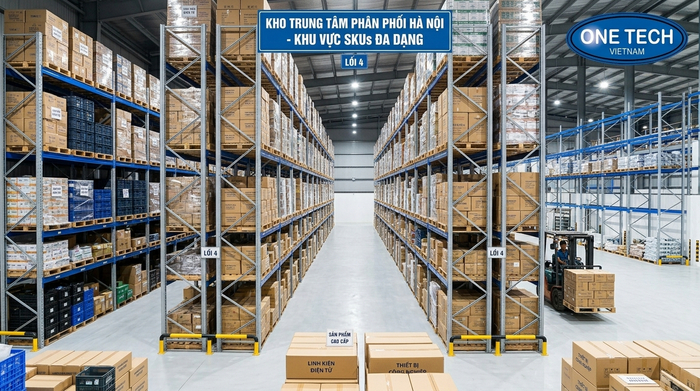 Kệ pallet Selective tại Hà Nội phù hợp kho nhiều mã hàng