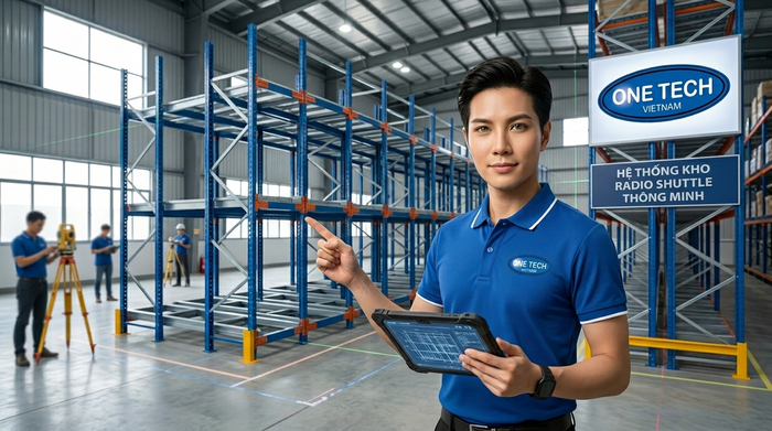 Quy trình khảo sát thiết kế và lắp đặt kệ Radio Shuttle Hà Nội