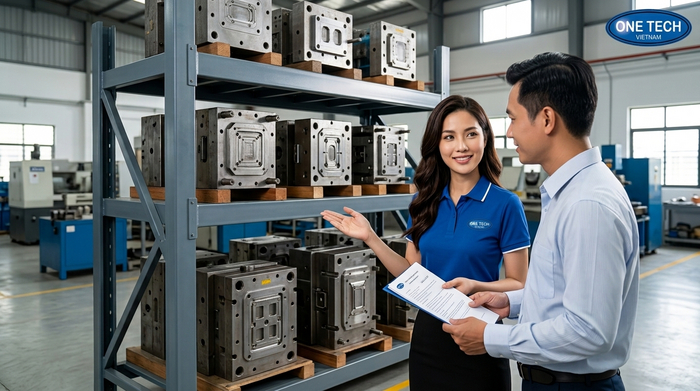 Bàn giao kệ khuôn và hồ sơ nghiệm thu cho khách hàng tại Hà Nội