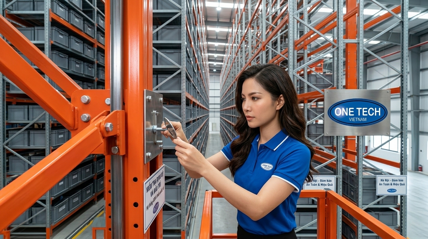 Bảo trì định kỳ hệ thống kệ kho ASRS giúp vận hành an toàn và ổn định tại Hà Nội