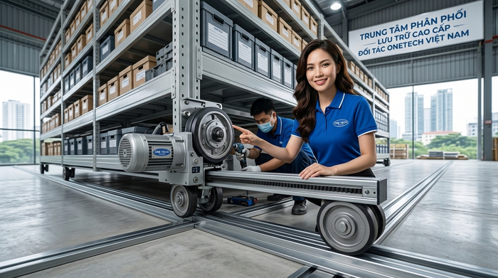 Bảo trì hệ kệ kho di động tại Hà Nội