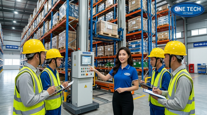 Đào tạo quy trình vận hành Stacker-Crane cho nhân sự kho tại Hà Nội