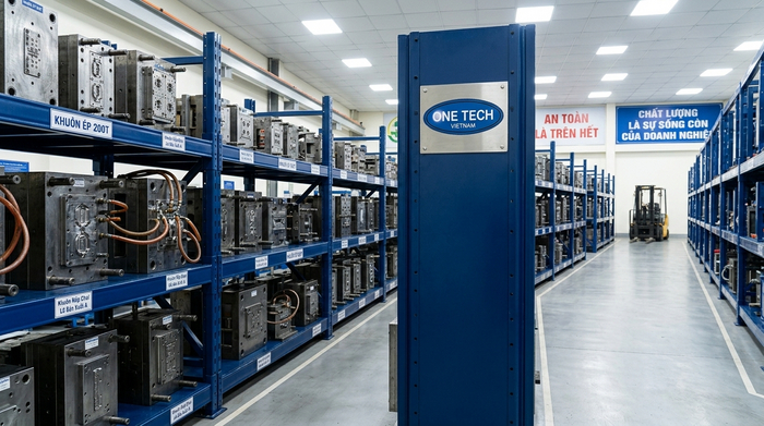 Kệ khuôn tải nặng cho xưởng ép nhựa tại Hà Nội