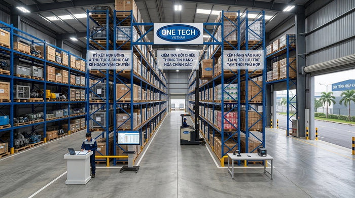 Kệ pallet cho kho trung chuyển ngoại thành Hà Nội