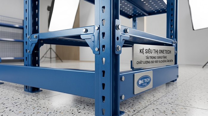 Kệ sắt v lỗ chịu lực cao sơn tĩnh điện chuẩn ISO