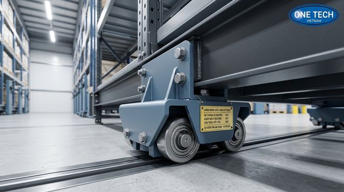 Kiểm tra an toàn beam ray và carriage của kệ di động