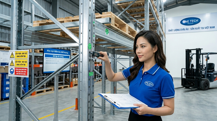 Kiểm tra chất lượng kệ Selective Hà Nội theo tiêu chuẩn sản xuất và an toàn