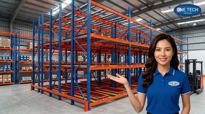Lợi ích của kệ push back Hà Nội trong tối ưu kho bãi