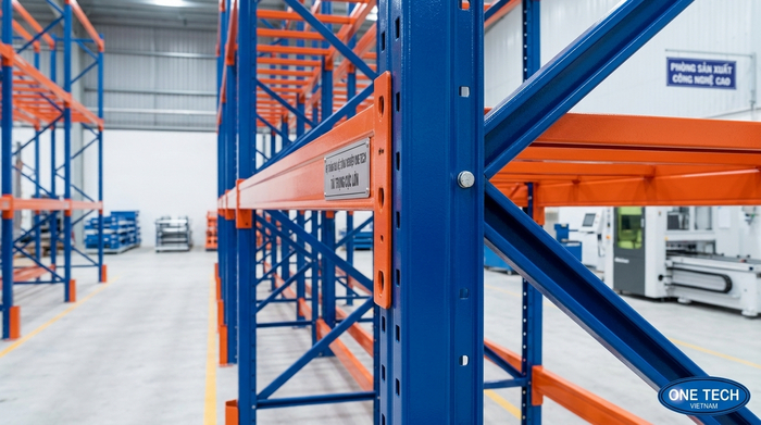 Dây chuyền sơn tĩnh điện kệ công nghiệp