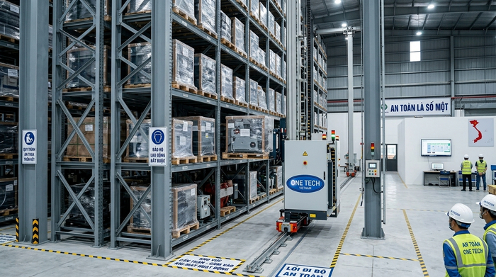 Tiêu chuẩn an toàn khi lắp đặt Stacker-Crane Hà Nội