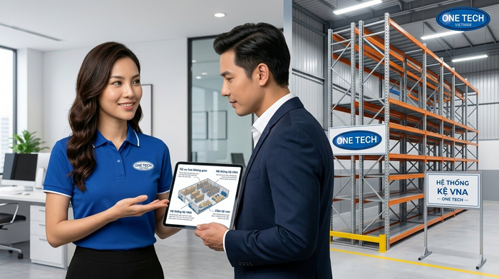 Tư vấn kệ Narrow Aisle Hà Nội bởi Kệ kho hàng Hà Nội OneTech