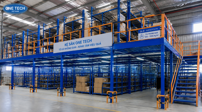 Kệ mezzanine cho kho logistics tại Hà Nội