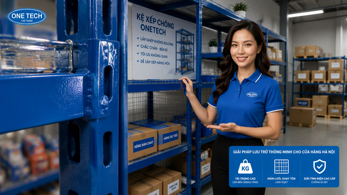Kiểm tra mối hàn và khung thép của kệ xếp chồng Hà Nội