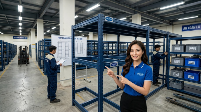 Lắp đặt kệ kho linh kiện điện tử Hà Nội Lắp đặt kệ kho linh kiện điện tử tại Hà Nội