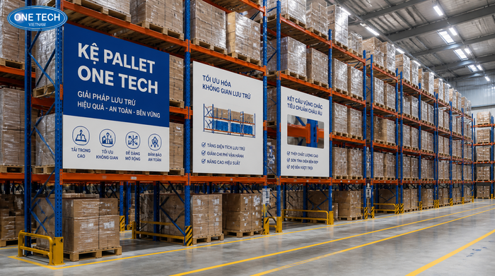 Layout kệ kho logistics Hà Nội tối ưu luồng xuất nhập hàng