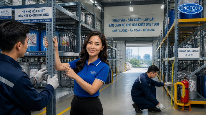 Bản vẽ bố trí kệ kho hóa chất tại Hà Nội