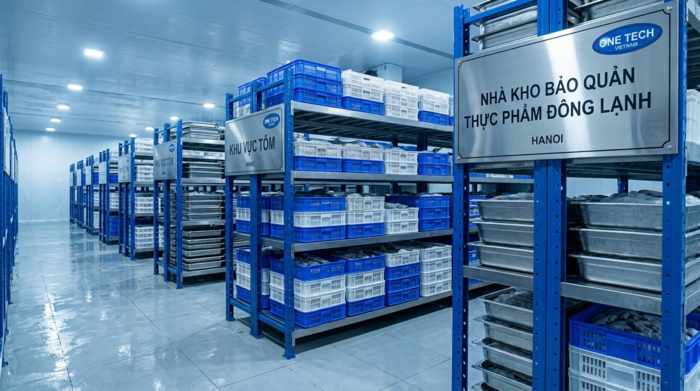 Các mẫu kệ kho thủy hải sản Hà Nội cho cửa hàng và kho lạnh
