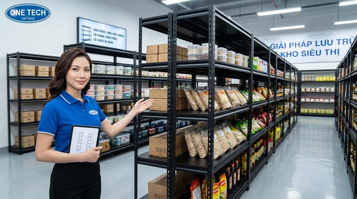 Kệ sắt V lỗ đa năng cho kệ kho siêu thị Hà Nội Kệ sắt có lỗ đa năng dùng trong kho siêu thị mini